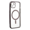 MARSİLYAN™- Apple İphone 14 Plus Kılıf Magneticsafe Lazer Silikon - Siyah