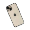 MARSİLYAN™- Apple İphone 14 Plus Kılıf Razer Lensli Silikon - Siyah