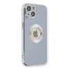MARSİLYAN™- Apple İphone 14 Plus Kılıf Store Silikon - Sierra Blue
