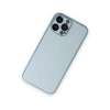 MARSİLYAN™- Apple İphone 14 Pro Kılıf Coco Deri Silikon Kapak - Sky Blue