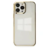 MARSİLYAN™- Apple İphone 14 Pro Kılıf Element Silikon - Gold