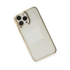 MARSİLYAN™- Apple İphone 14 Pro Kılıf Element Silikon - Gold