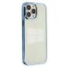 MARSİLYAN™- Apple İphone 14 Pro Kılıf Element Silikon - Sky Blue