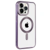 MARSİLYAN™- Apple İphone 14 Pro Kılıf Kronos Magsafe Kapak - Derin Mor