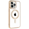 MARSİLYAN™- Apple İphone 14 Pro Kılıf Kronos Magsafe Kapak - Gold