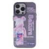 MARSİLYAN™- Apple İphone 14 Pro Kılıf Prada Desenli Kapak - Prada Mor - 1