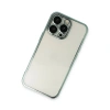 MARSİLYAN™- Apple İphone 14 Pro Kılıf Razer Lensli Silikon - Yeşil