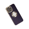 MARSİLYAN™- Apple İphone 14 Pro Kılıf Store Silikon - Derin Mor