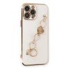 MARSİLYAN™- Apple İphone 14 Pro Max Kılıf Esila Silikon - Beyaz