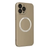 MARSİLYAN™- Apple İphone 14 Pro Max Kılıf Jack Magneticsafe Lens Silikon - Gold