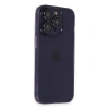 MARSİLYAN™- Apple İphone 14 Pro Max Kılıf Luko Lens Silikon - Derin Mor