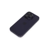 MARSİLYAN™- Apple İphone 14 Pro Max Kılıf Luko Lens Silikon - Derin Mor