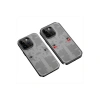 MARSİLYAN™- Apple İphone 14 Pro Max Kılıf Mekanik Bumper Kapak - Siyah