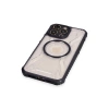 MARSİLYAN™- Apple İphone 14 Pro Max Kılıf Prag Magneticsafe Kapak - Siyah