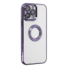 MARSİLYAN™- Apple İphone 14 Pro Max Kılıf Slot Silikon - Mor
