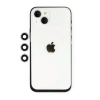 MARSİLYAN™- Apple İphone 14 Shine Kamera Lens - Gümüş