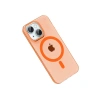 MARSİLYAN™-  Apple İphone 15 Pc Blank Magsafe Kapak - Turuncu