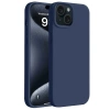 MARSİLYAN™- Apple İphone 15 Plus Kılıf First Silikon - Lacivert