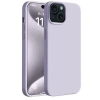 MARSİLYAN™- Apple İphone 15 Plus Kılıf First Silikon - Lila