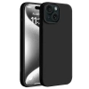 MARSİLYAN™- Apple İphone 15 Plus Kılıf First Silikon - Siyah