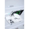 MARSİLYAN™-  Apple İphone 15 Pro Gleam Pc Sert Magsafe Kılıf - Şeffaf-siyah