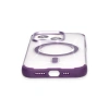 MARSİLYAN™-  Apple İphone 15 Pro Hilton Magsafe Kapak - Derin Mor