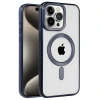 MARSİLYAN™- Apple İphone 15 Pro Kılıf Kronos Magsafe Kapak - Lacivert