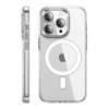MARSİLYAN™-  Apple İphone 15 Pro Max Kılıf Crystal Magsafe Kapak - Şeffaf