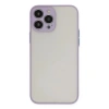 MARSİLYAN™- Apple İphone 15 Pro Max Kılıf Montreal Silikon Kapak - Mor