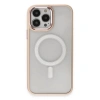 MARSİLYAN™- Apple İphone 15 Pro Max Kılıf Room Magneticsafe Silikon - Pudra