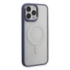 MARSİLYAN™- Apple İphone 15 Pro Max Kılıf Room Magneticsafe Silikon - Sierra Blue