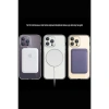 MARSİLYAN™- Apple İphone 15 Pro Max Kılıf Tron Şeffaf Magsafe Kapak - Şeffaf