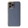 MARSİLYAN™- Apple İphone 15 Pro Max Kılıf Volet Silikon - Mavi