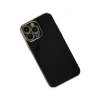 MARSİLYAN™- Apple İphone 15 Pro Max Kılıf Volet Silikon - Siyah