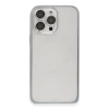 MARSİLYAN™-  Apple İphone 15 Pro Max Metal Bumper Mat Kapak - Gri