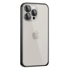 MARSİLYAN™-  Apple İphone 15 Pro Max Metal Bumper Mat Kapak - Siyah