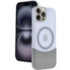 MARSİLYAN™-  Apple İphone 15 Pro Max Velar Magsafe Kapak - Natural Grey