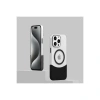 MARSİLYAN™-  Apple İphone 16 Plus Carbon Puzzle Magsafe Kapak - Siyah