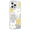 MARSİLYAN™-  Apple İphone 16 Pro Floral Magsafe Kapak - Sarı