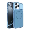 MARSİLYAN™-  Apple İphone 16 Pro Max Bruma Magsafe Kapak - Mavi
