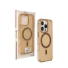 MARSİLYAN™-  Apple İphone 16 Pro Max Gleam Pc Sert Magsafe Kılıf - Şeffaf-gold