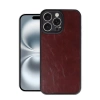 MARSİLYAN™- Apple İphone 16 Pro Max Kılıf Aras Deri Kapak - Bordo