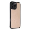 MARSİLYAN™- Apple İphone 16 Pro Max Kılıf Aras Deri Kapak - Pudra