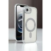 MARSİLYAN™- Apple İphone 16e Joke Simli Magneticsafe Kılıf - Siyah