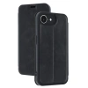 MARSİLYAN™- Apple İphone 16e Kılıf Flip Cover - Siyah