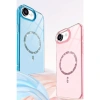 MARSİLYAN™- Apple İphone 16e Live Diamond Magsafe Kapak - Mavi