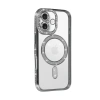 MARSİLYAN™- Apple İphone 17 Joke Simli Magneticsafe Kılıf - Gümüş