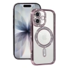 MARSİLYAN™- Apple İphone 17 Joke Simli Magneticsafe Kılıf - Pembe