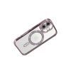 MARSİLYAN™- Apple İphone 17 Joke Simli Magneticsafe Kılıf - Pembe