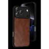 MARSİLYAN™- Apple İphone 17 Pro Aras Deri Kapak - Taba